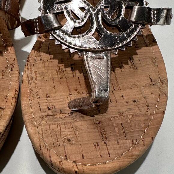 Circus by Sam Edelman Women's Gold Medallion Wedge Sandals | Size 7 - Picture 9 of 9